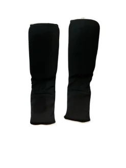 Used Century Martial Arts Shin Pads Black Senior