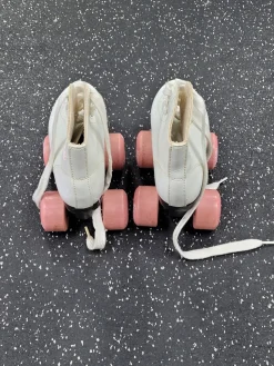 Used Chicago Child Roller Quad Skates White Youth 11.0
