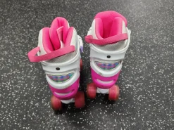 Used CIFAISI Junior Roller Quad Skates Pink Adjustable