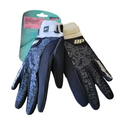 Used DeBeer FIERCE Lacrosse Gloves Womens Black LG