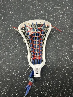 Used DeBeer SPIRE Womens Lacrosse Head White