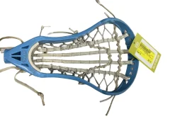 Used DeBeer SWAG Womens Lacrosse Head Silver/White/Royal