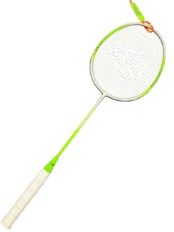Used Dunlop BADMINTON Adult Badminton Racquet Green 4 5/8"