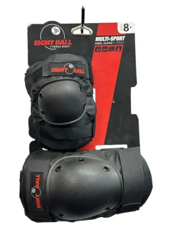Used EIGHT BALL Inline Protective Set Black SM