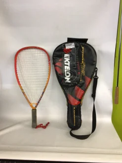 Used Ektelon POWER RING TITANIUM Adult Racquetball Racquet Orange 4 1/4"