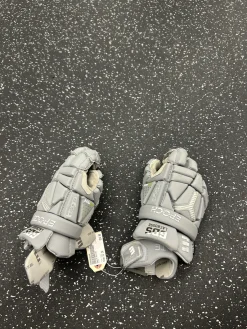 Used Epoch ELITE Lacrosse Gloves Mens Grey 12"