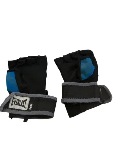 Used Everlast Martial Arts Gloves Royal Blue MD