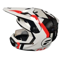 Used FLY RACING FORMULA Adult Motocross Helmet White Medium