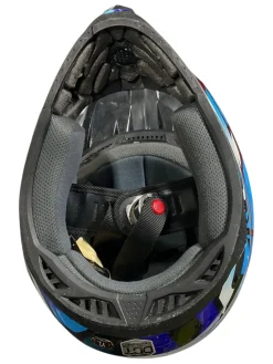 Used FLY RACING Junior Helmet Royal Blue LG