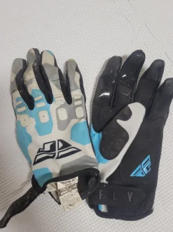 Used FLY RACING KINETIC GLOVES LG Motocross Accessories
