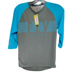Used Fly Racing Motocross Adult Top Grey Small