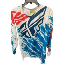 Used Fly Racing Motocross Adult Top Blue Medium