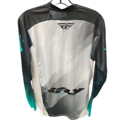 Used Fly Racing Motocross Adult Top Black And Green Small