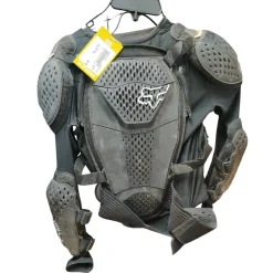Used Fox Adult Motocross Chest Protector Black SM Tall