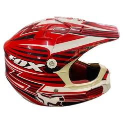 Used Fox Junior Helmet Red LG
