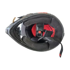 Used Fox PILOT V2 JR MOTOCROSS HELMET Junior Helmet Black SM