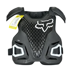 Used FOX R3 Motocross Mens Chest Protector Black