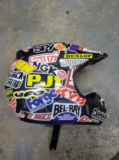 Used Fox V1 DOT LG Motocross Helmets