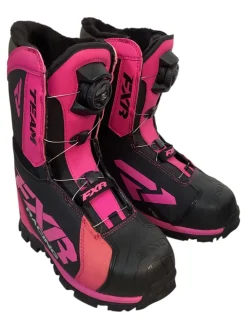 Used FXR RACING Junior Boots Pink Youth 07.0