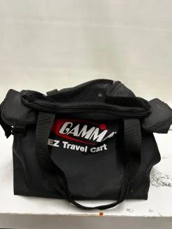 Used Gamma Sports EZ TRAVEL CART BAG ONLY Tennis - Hopper Black