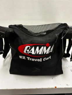 Used Gamma Sports EZ TRAVEL CART BAG ONLY Tennis - Hopper Black