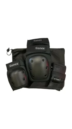 Used Gonex ADULT Inline Protective Set Black MD