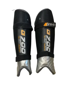 Used GRAYS Lacrosse Shin Guards Black Junior