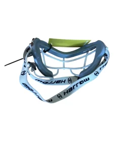 Used Harrow GREY GOGGLES Lacrosse Facial Protect Grey Senior
