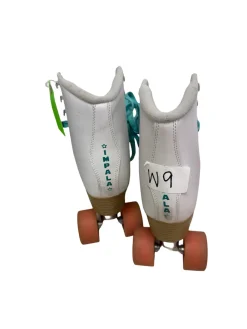 Used Impala Sidewalk Womens Roller Skates White Size 9