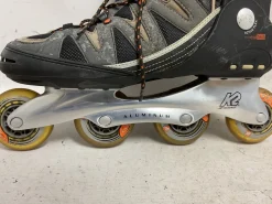 Used K2 FLIGHT ALX-M Senior Rec Fitness Skates Orange Senior 13