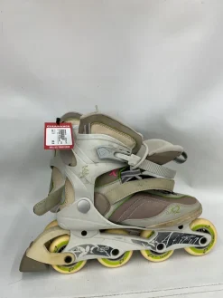 Used K2 K2 ATHENA ROLLERBLADES Racing Inline Skates White Senior 9