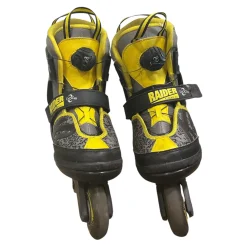 Used K2 RAIDER BOA Junior Roller Quad Skates Grey Adjustable