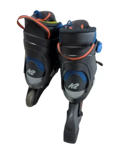 Used K2 RAIDER PRO 4-8 Junior Aggressive Skates Royal Blue Adjustable