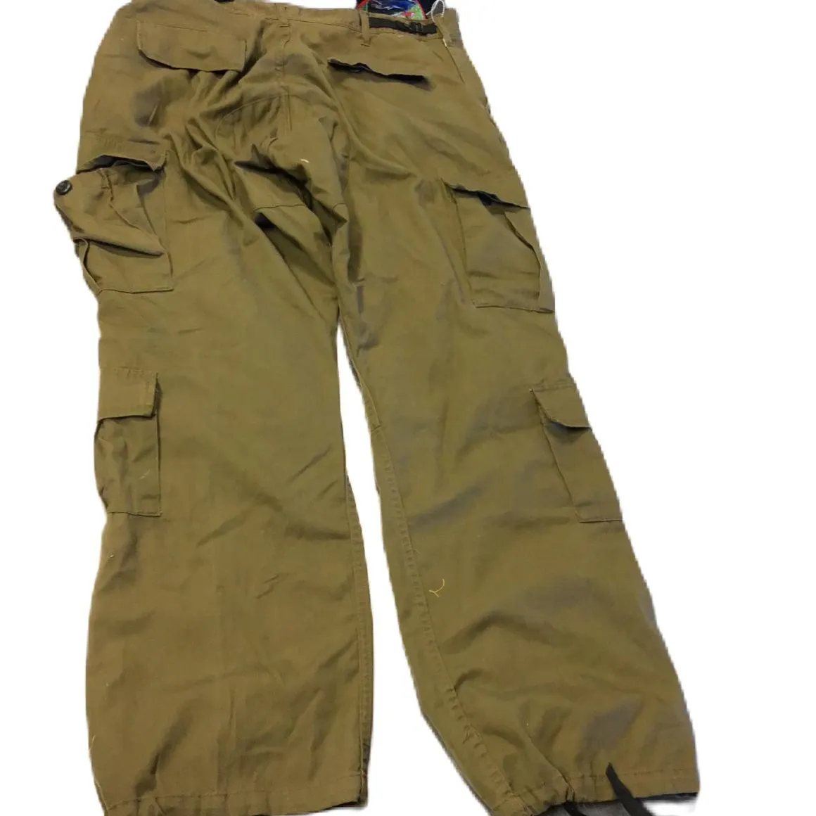 Used Large Paintball Cargo Pants Olive