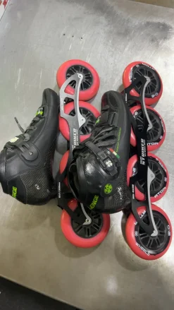Used LUIGINO CHALLENGE Racing Inline Skates Black Senior 7