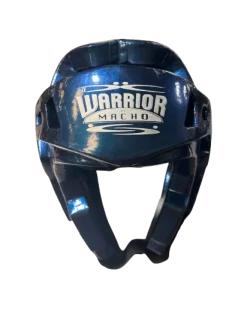 Used MACHO WARRIOR HEAD GEAR LG Martial Arts Head Gear Navy Blue LG