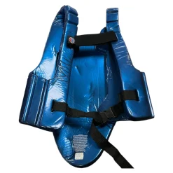 Used Martial Arts Chest Guard Royal Blue SM