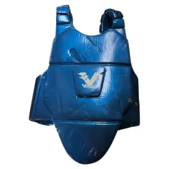 Used Martial Arts Chest Guard Royal Blue SM