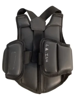 Used Martial Arts Chest Guard Black MD