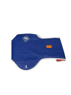 Used Martial Arts Chest Guard Royal Blue MD Tall