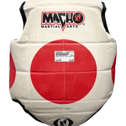 Used Martial Arts Chest Guard White Youth