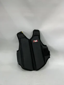Used Martial Arts Chest Guard Black MD