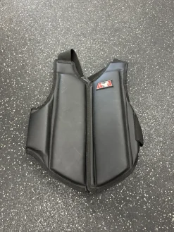 Used Martial Arts Chest Guard Black Youth