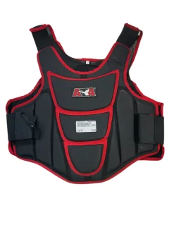 Used Martial Arts Chest Guard Black SM