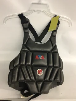 Used Martial Arts Chest Guard Black SM