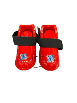 Used Martial Arts Foot Pads Red Senior