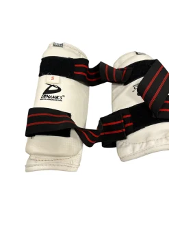 Used Martial Arts Forearm Pads White SM