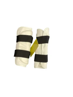 Used Martial Arts Forearm Pads White SM