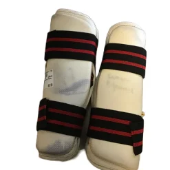 Used Martial Arts Forearm Pads White XL