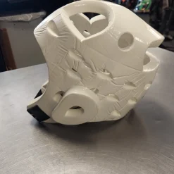 Used Martial Arts Head Gear White
